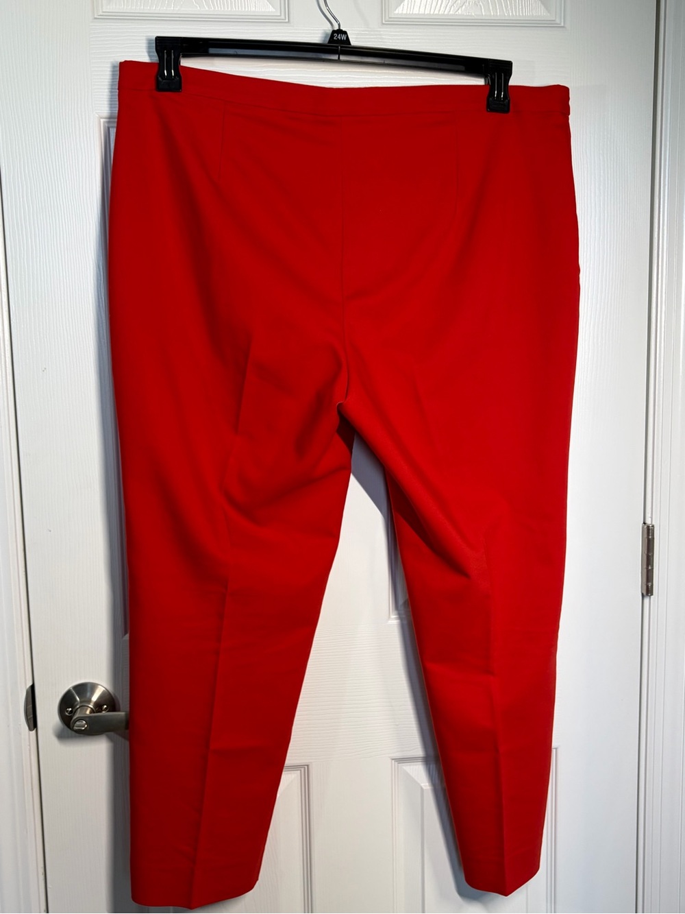 Chaus Bright Red Straight-Leg Pants - Picture 4 of 9